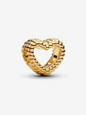 Authentic Beaded Open Heart Pandora Charm